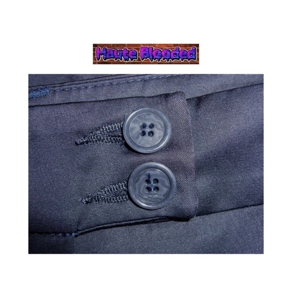 Etro Pants Neiman Marcus Blue Shiny Career Saks Slacks Designer Trousers Short - Picture 6 of 9